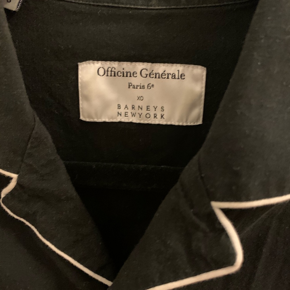 Officine Générale X Barney’s New York, black shirt